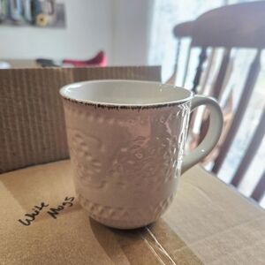 4 Pfaltzgraff Chateau Cream Stoneware Mugs Set Of 4